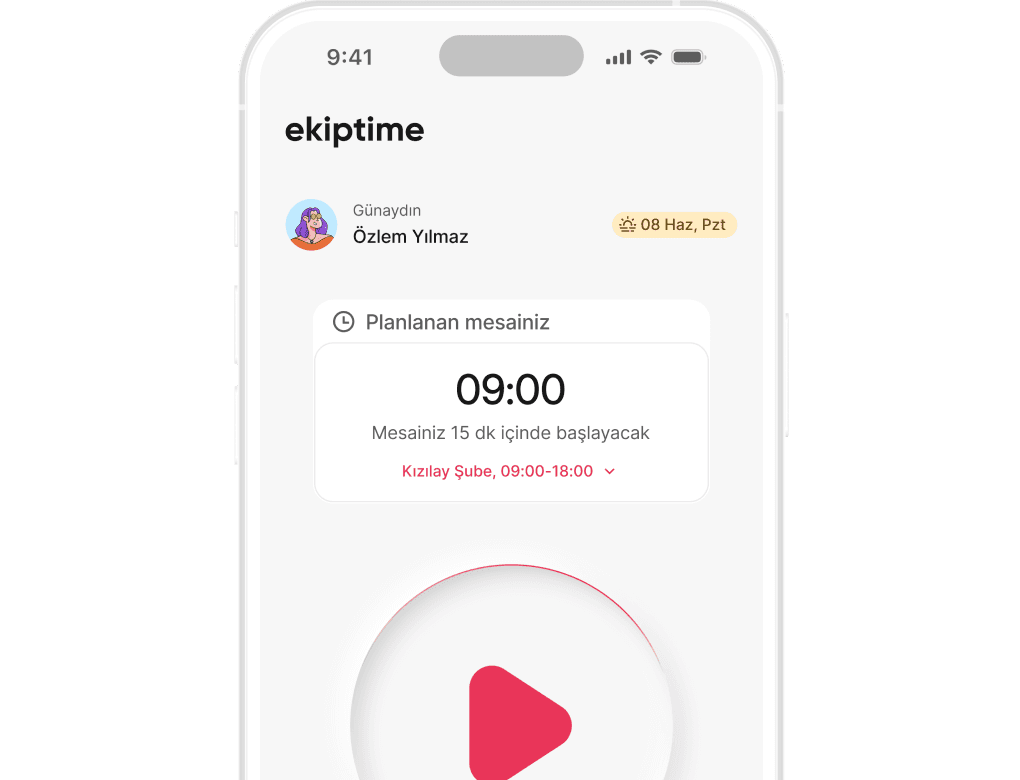 Cep telefonu üzerinden GPS ve fotoğraf doğrulamalı mesai takibi