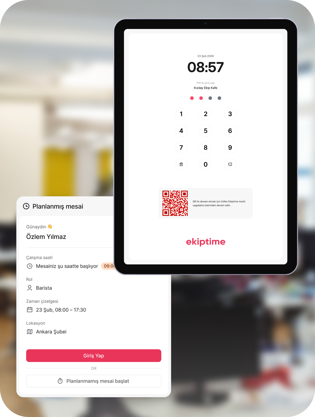 Telefon yoksa sorun yok: Tablet veya Web